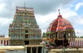 The great temple car in front of the thiruvarur sri thyagarajar temple.